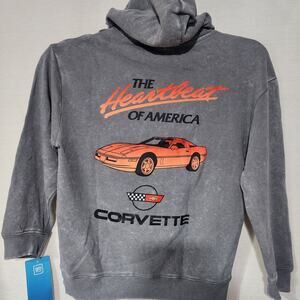 corvette '' The heartbeat of America'' Kids Hoodie medium age 8